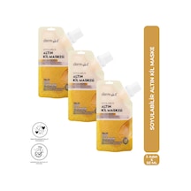 Dermokil Soyulabilir Altın Kil Maske 50 Ml X 3 Adet