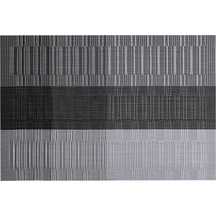 Suntek Magideal 10 Adet Akşam Yemeği Amerikan Servisi Pvc Mat Isıya Gri