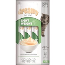 M-pets Creamy Light Weight Tavuklu Ve Morina Balıklı Kedi Ödülü 4x15 Gr