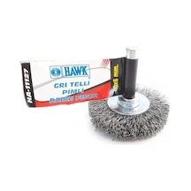Ha11127 Pimli Gri Tel Daire Fırça 40x6 Mm
