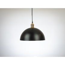 Riolight Retro Siyah Içi Siyah Tekli Metal Sarkıt Çap: 40Cm (538284621)