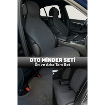 Minderland Mindra Serisi Toyota Hilux 2011 - 2014 Uyumlu Oto Koltuk Minder Seti - Füme