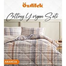 Özdilek Cottony Yorgan Seti Tek Kişilik 160x240 -arancia