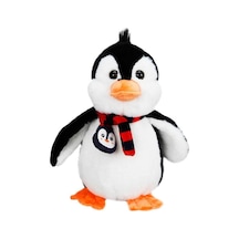 Atkılı Peluş Penguen 32 Cm. Beyaz
