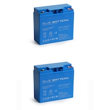 Blue Battery 2 Adet 12v 18ah Bakımsız Kuru Akü 2025 Üretim