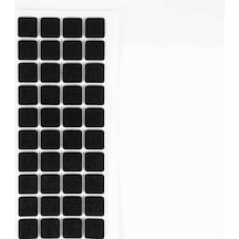Furndiy Kendinden Yapışkanlı Kare Keçe 20 Mm X 20 Mm Siyah 40 Parça Siyah