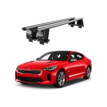 Royal Kia Stinger 2018 Ve Sonrası Uyumlu Gri Kilitli Ara Atkı Port Bagaj Tavan Barı