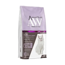 Animal World Kitten Tavuk Balık ve Karidesli Yavru Kedi Maması 1500 G