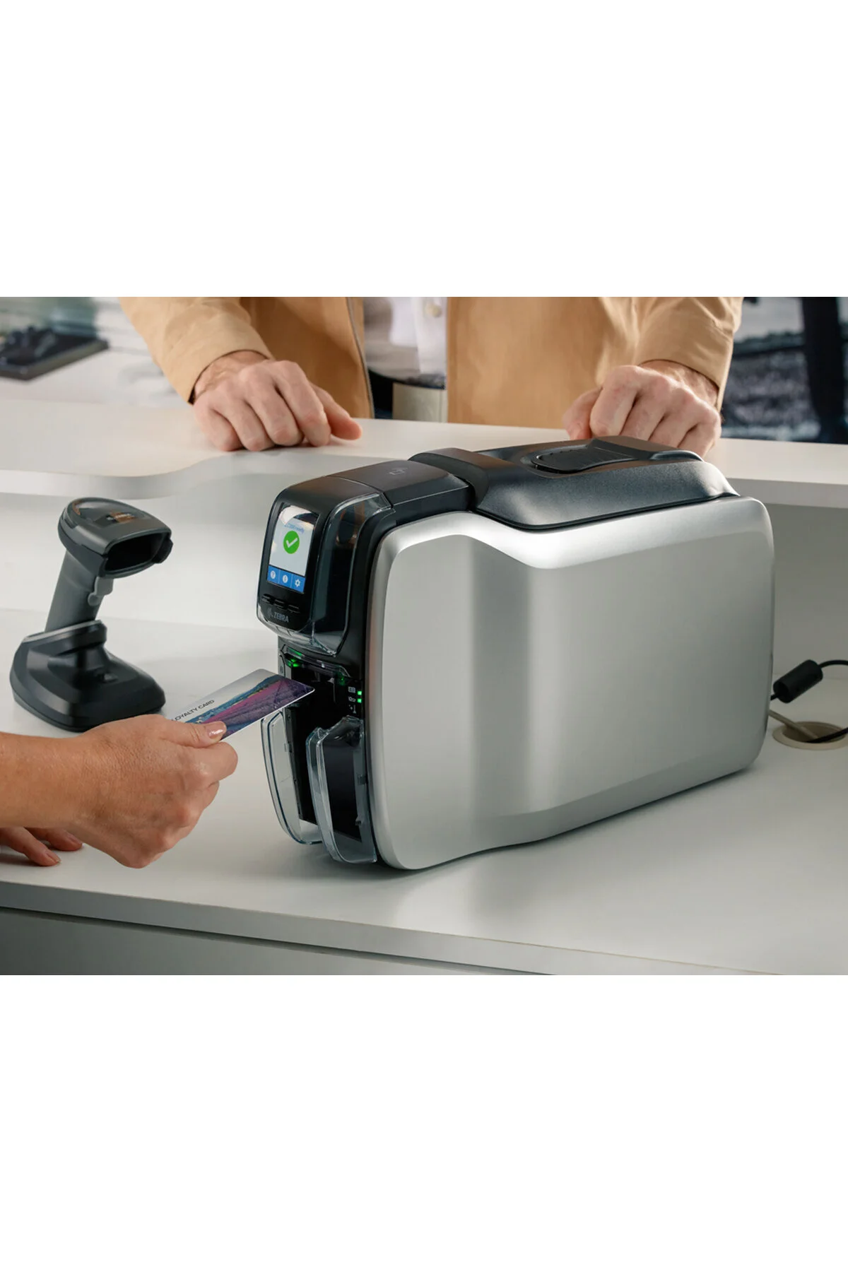 Printer Zc300, Single Sided, Uk/eu Cord, Usb & Ethernet, Windows Driver