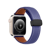 Watch 42mm Kr414 Daks Deri Kordon - Lacivert Diğer