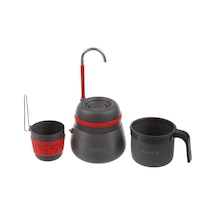 Alocs Kamp Filtre Kahve Demleme Potu Moka Pot Tam Set