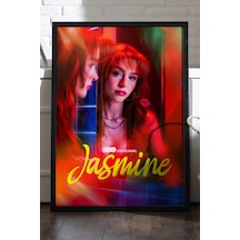 Jasmine Siyah Ahşap Çerçeveli Poster, Dekoratif Dizi Duvar Tablosu