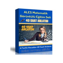 Ales Matematik Görüntülü Eğitim Seti 40 Saat Anlatım