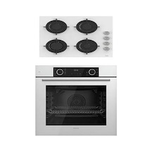 Ferre XE63CB - CS206 Fryart CC Serisi Beyaz Ankastre Set