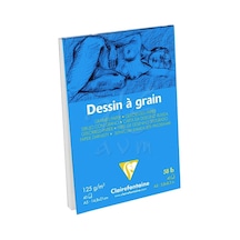 Clairefontaine Dessin A Grain Ince Dokulu Çizim Bloğu 125G 40Y A4