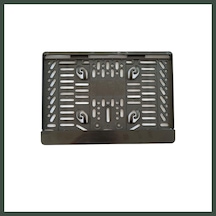 Bezos Çıtalı Kare Plastik Plakalık Motosiklet Plaka Altlığı 25x16cm Nhr