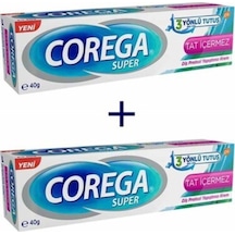 Tat Içermez Diş Protez Yapıştırıcı Krem 40gr 2adet