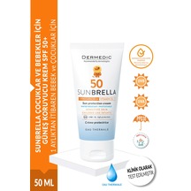 Dermedıc Sunbrella Çocuklar Ve Bebekler İçin Güneş Koruyucu Krem