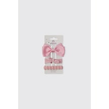 Panço Kız Çocukpembe Taç Toka Seti 2612gk09046 Pembe