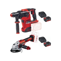 Einhell Herocco 36/28 Kırıcı Delici + Axxio 125 MM Taşlama + 2x4.0ah.