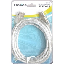 Flaxes Fuz-03 3Mt Usb Uzatma Kablosu