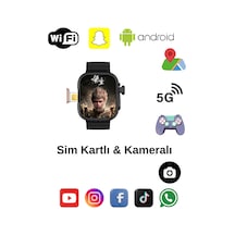 Hw S10 Call 5g Android Amoled Ekran Gps, Nfc, Kamera Yapay Zeka Destekli Akıllı Saat Btk Kayıt