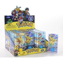 Pokemon Baskılı Sulu Oyun - Tek Butonlu Dikdörtgen Su Oyunu Alk4003