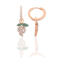 Gümüş Üzüm Halka Küpe N11.52954