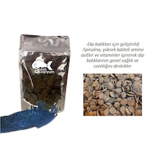 Dip Balıkları İçin Çöpçü Vatoz Balığı Yemi Spirulina Tablet 50 Gr