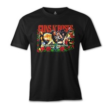Guns N' Roses - Guns And Roses Siyah Erkek Tshirt