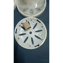 Glop Tavan Armatür 8 Adet Dekoratif Porselen Duylu 1.kalite Ekonomik Banyo-wc-balkon-antre-koridor 1