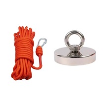Magnet Fishing, 60Mm Halatlı Güçlü Neodyum Mıknatıs Seti