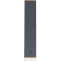 Arges Dolap 3 Raflı Tek Çekmeceli Tek Askılı 44x30x221 Çam-an... Çam