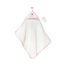 I Mam & Dad Nakışlı Bebek Havlu Silgi Pembe