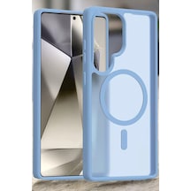 Samsung Galaxy S25 Ultra Uyumlu Kılıf Renkli Buzlu Tasarım Sararmaz Magsafe