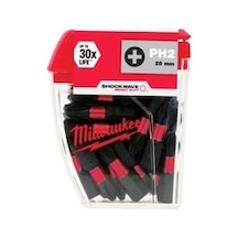 Milwaukee Bits Uç Ph2x25 MM 25 Li Paket  Shockwave