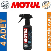 Motul E1 Wash & Wax 400 Ml Susuz Temizlik ve Koruma Cilası 4 Ade