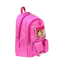 Miço Kids Çok Gözlü Okul Sırt Çantası Kız Pembe
