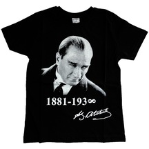 Atatürk 1881-1938 Siyah Çocuk Tişört