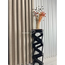 Blackout Perde Keten Blackout 27 Renk Seçeneği Ultra Gramajlı Ekru