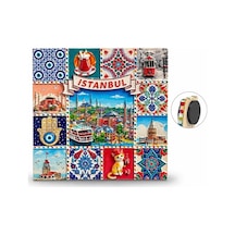 Magicool İstanbul Temalı Polyester Magnet Alk5867
