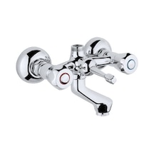 Klasik Çevirmeli Banyo Bataryası Krom