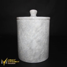 Gri Mermer Çöp Kovası