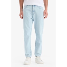 DeFacto %100 Pamuk 90's Slim Fit Dar Kalıp Yüksek Bel Dar Paça Jean Pantolon E7281AX25SMNM63