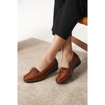 Daxtors D08 Günlük Ortopedik Comfort Kadın Ayakkabı Taba