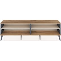 Arges Tv Ünitesi 2 Raflı 176x30x51 Antrasit-çam/aytaşı Atlas Çam/aytası