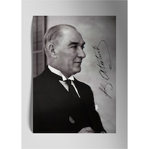 Mustafa Kemal Atatürk - Metal Poster Tablo