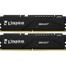 Kıngston Beast, Kf552c36bbek2-32tr, 32gb 2x16gb , 5200mhz, Ddr5, Cl36, Desktop Gaming Ram Soğutuculu