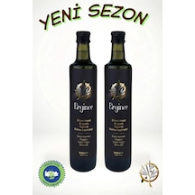 Ergince Organik Erken Hasat Natürel Sızma Zeytinyağı Soğuk Sıkım 0,18 Asit Premium Lezzet 2x500 Ml