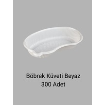 Lunimed Böbrek Küveti Beyaz Plastik 300 Adet